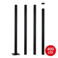 Brilagi - Metalna šipka za stub spoljne rasvete URBAN, 4 m, prečnik 58 mm, crna