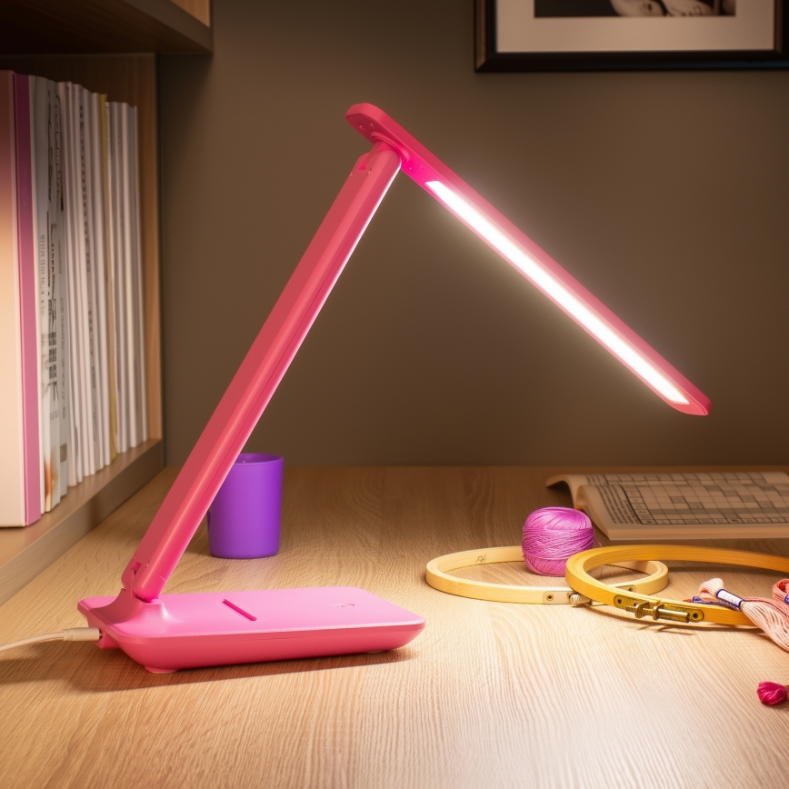 BRILAGI - LED prigušiva stona lampa MODO LED/7W/230V 3000/4000/6500K ružičasta