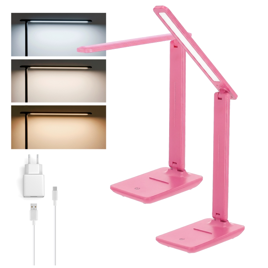 BRILAGI - LED prigušiva stona lampa MODO LED/7W/230V 3000/4000/6500K ružičasta