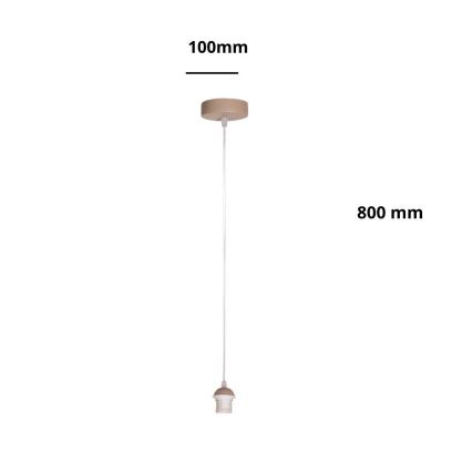 Brilagi - Napajajući kabel PARTY 1xE27/60W/230V prečnik 10 cm bež