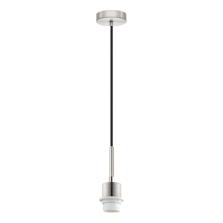 Brilagi - NUBILA LED luster na sajli 1xE27/60W/230V, prečnik 14 cm, crna/svetlosiva