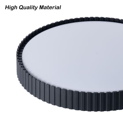 Brilagi - prigušiva LED stropna svetiljka ORINO LED/54W/230V 3000-6000K crna prečnik 43 cm + daljinski upravljač