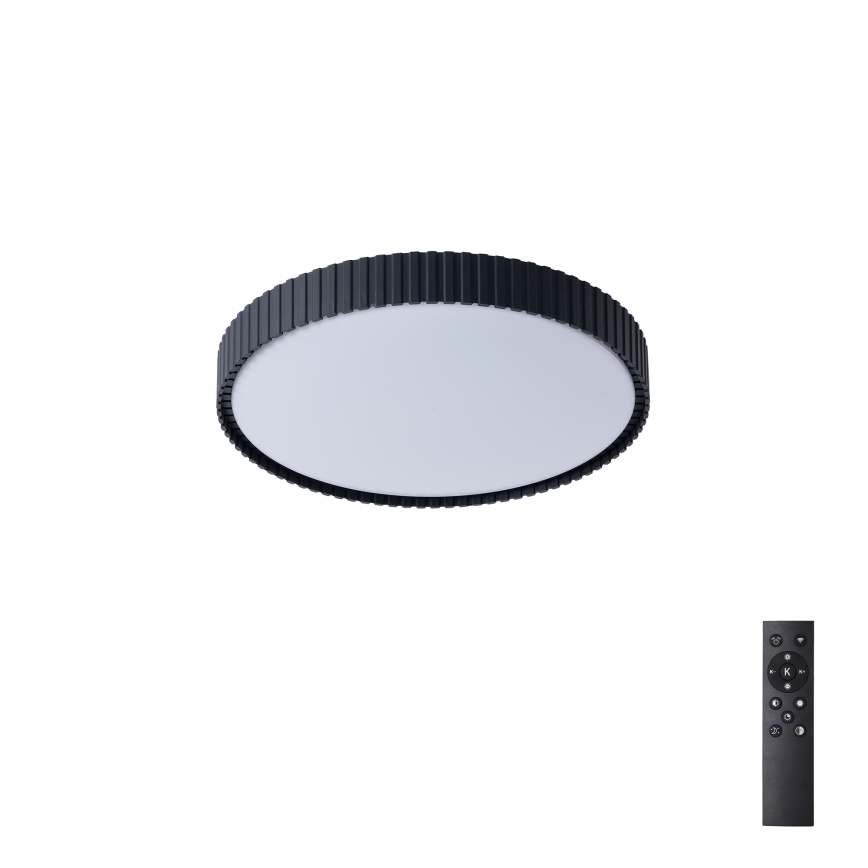 Brilagi - prigušiva LED stropna svetiljka ORINO LED/54W/230V 3000-6000K crna prečnik 43 cm + daljinski upravljač