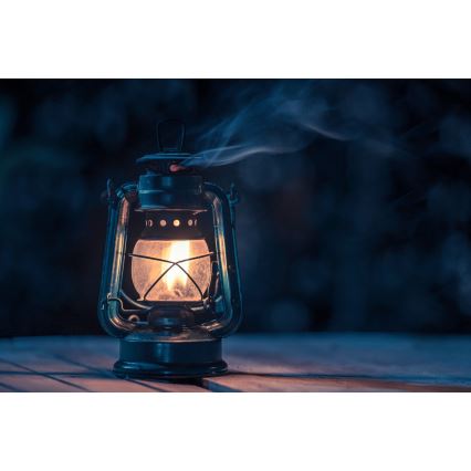 Brilagi - Petrolejska lampa LANTERN 19 cm tamno plava