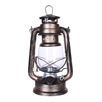 Brilagi - Petrolejska lampa LANTERN 24,5 cm bakarna