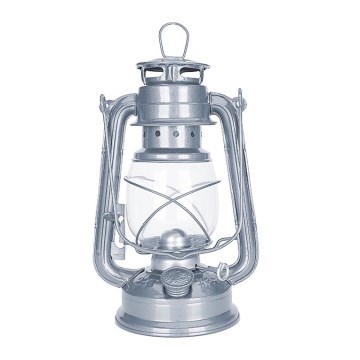 Brilagi - petrolejska lampa LANTERN, 24,5 cm, srebrna