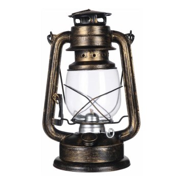 Brilagi - petrolejska lampa LANTERN 28 cm bakarna