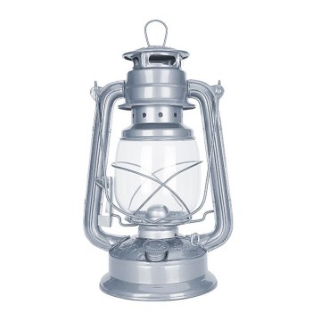 Brilagi - petrolejska lampa LANTERN 28 cm srebrna