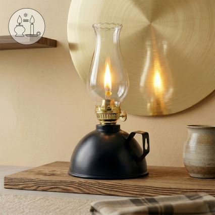 Brilagi - Petrolejska lampa MERLIN crna