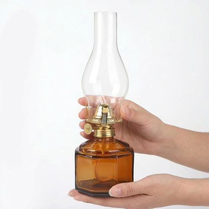 BRILAGI - Petrolejska lampa MERLIN, narandžasta