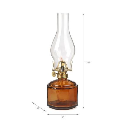 BRILAGI - Petrolejska lampa MERLIN, narandžasta