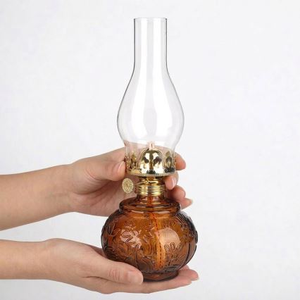 Brilagi - Petrolejska lampa MERLIN narandžasta