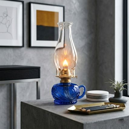 Brilagi - Petrolejska lampa MERLIN plava