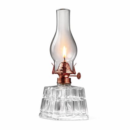 Brilagi - petrolejska lampa MERLIN prozirna/bronzana/patina