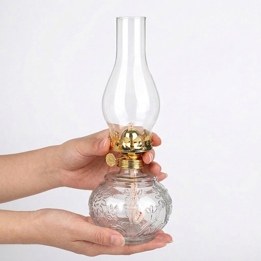 Brilagi - Petrolejska lampa MERLIN prozirna