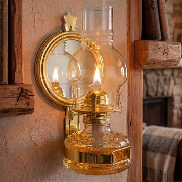 Brilagi - Petrolejska lampa MERLIN, sjajna zlatna
