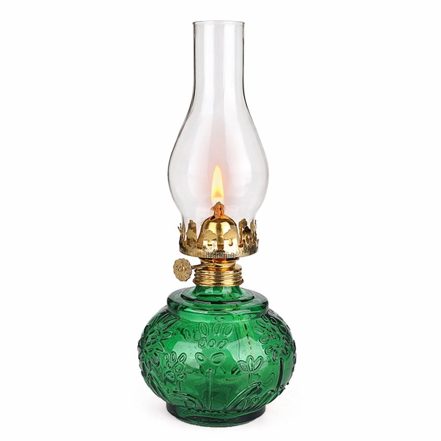 Brilagi - Petrolejska lampa MERLIN zelena