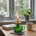 Brilagi - Petrolejska lampa MERLIN zelena