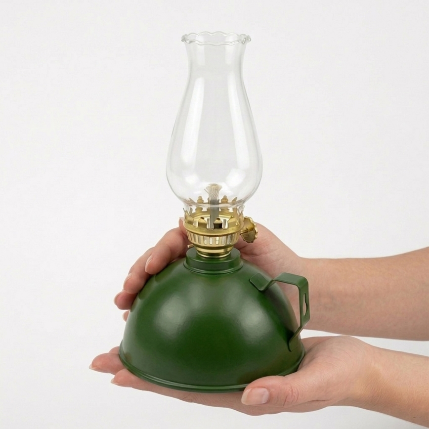 Brilagi - Petrolejska lampa MERLIN zelena
