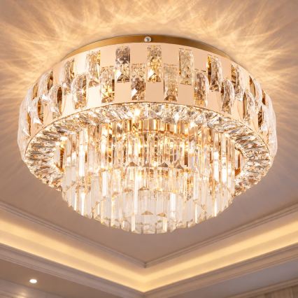 BRILAGI - Plafonska lampa AURELIA 5xE14/40W/230V prečnik 50 cm zlatna