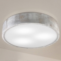 Brilagi - Plafonska lampa PINO 3xE27/15W/230V borovina/srebrna prečnik 47,5 cm