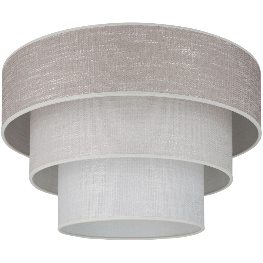 Brilagi - Plafonska svetiljka ALASKA LUNETA 1xE27/15W/230V prečnika 45 cm siva/krem