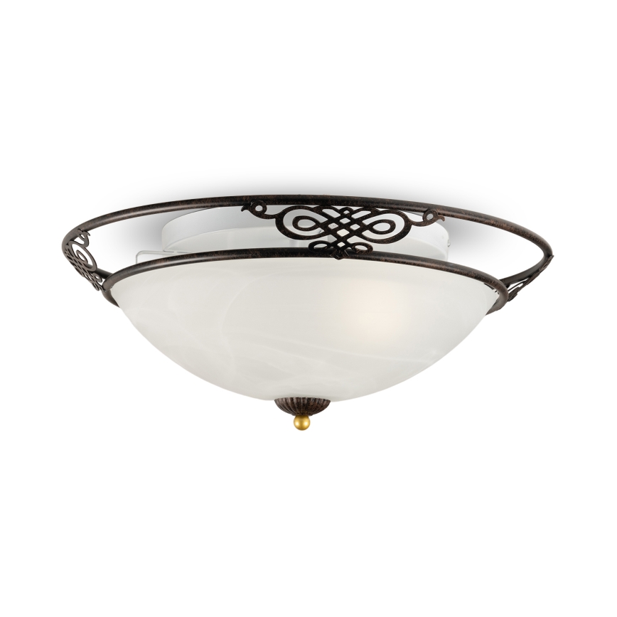 BRILAGI - Plafonska svetiljka FRESCO 2xE27/40W/230V, prečnik 43 cm, braon