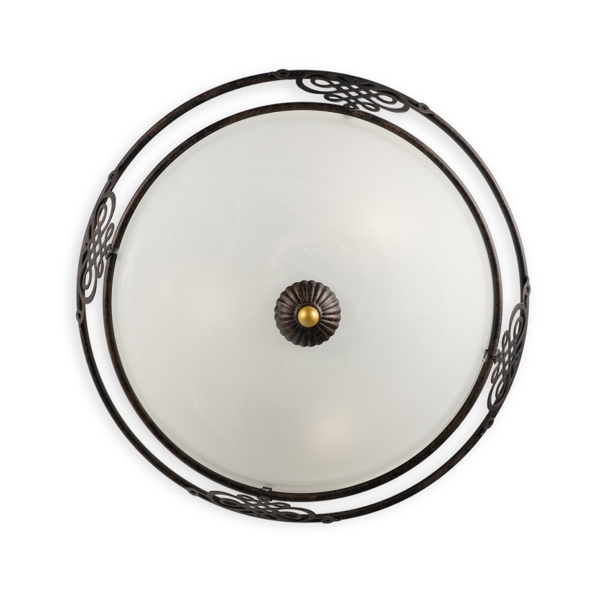BRILAGI - Plafonska svetiljka FRESCO 2xE27/40W/230V, prečnik 43 cm, braon