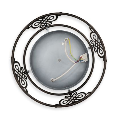 BRILAGI - Plafonska svetiljka FRESCO 2xE27/40W/230V, prečnik 43 cm, braon