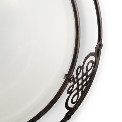 BRILAGI - Plafonska svetiljka FRESCO 2xE27/40W/230V, prečnik 43 cm, braon