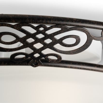 BRILAGI - Plafonska svetiljka FRESCO 2xE27/40W/230V, prečnik 43 cm, braon