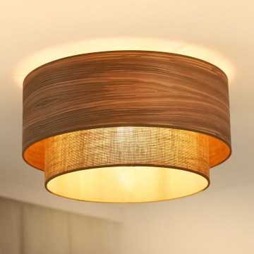 Brilagi - Plafonska svetiljka MONTANA BOHO 1xE27/15W/230V prečnik 45 cm braon