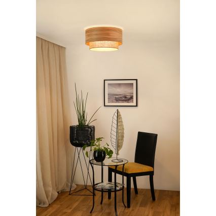 Brilagi - Plafonska svetiljka MONTANA BOHO 1xE27/15W/230V prečnik 45 cm braon