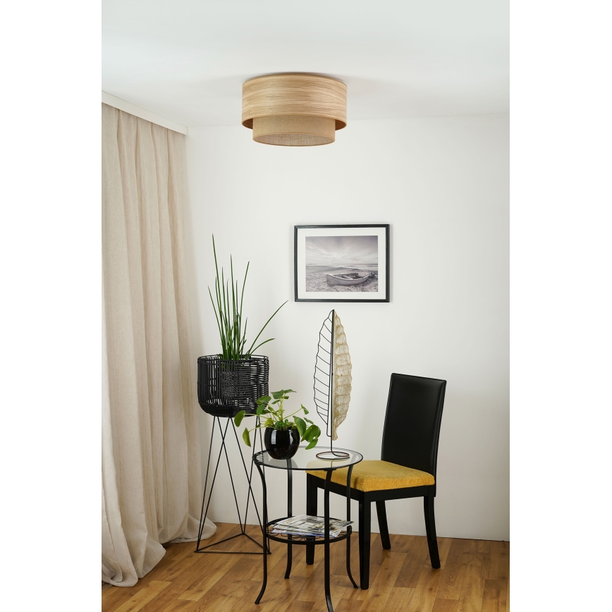 Brilagi - Plafonska svetiljka MONTANA BOHO 1xE27/15W/230V prečnik 45 cm braon