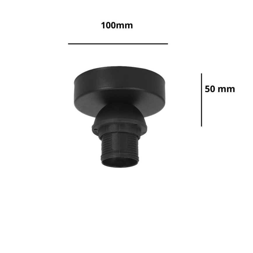 Brilagi - Plafonska svetiljka PARTY 1xE27/60W/230V prečnik 10 cm crna