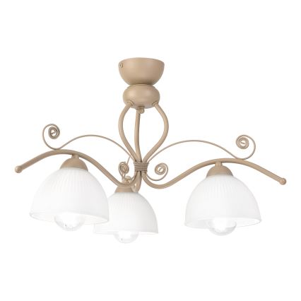 BRILAGI - Plafonski luster ANTICO MODERN 3xE27/60W/230V bež