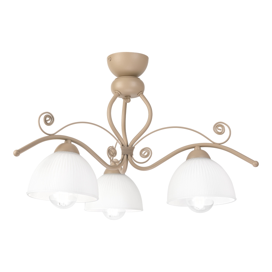 BRILAGI - Plafonski luster ANTICO MODERN 3xE27/60W/230V bež