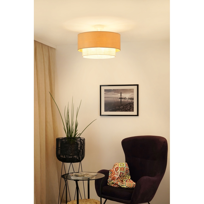 Brilagi - plafonski luster ARIZONA BOHO 1xE27/15W/230V, prečnik 45 cm, bež