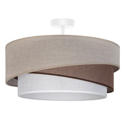 Brilagi - Plafonski luster ARROW 1xE27/60W/230V prečnik 45 cm bež/smeđa/bela