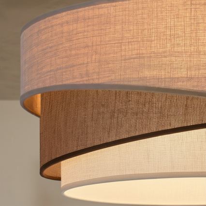 Brilagi - Plafonski luster ARROW 1xE27/60W/230V prečnik 45 cm bež/smeđa/bela