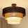 Brilagi - Plafonski luster ASPEN LUNETA 1xE27/15W/230V prečnik 45 cm crna/bež/krem