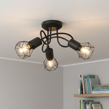 Brilagi - Plafonski luster CAGE 3xE14/40W/230V