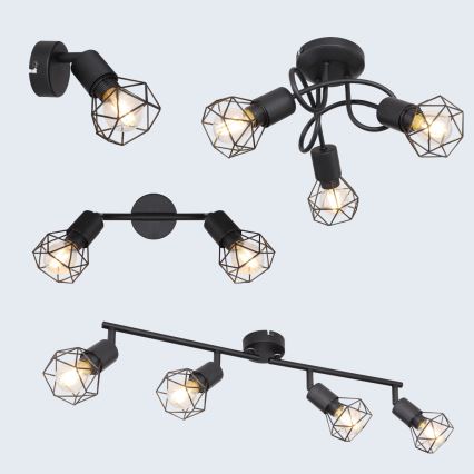 Brilagi - Plafonski luster CAGE 3xE14/40W/230V