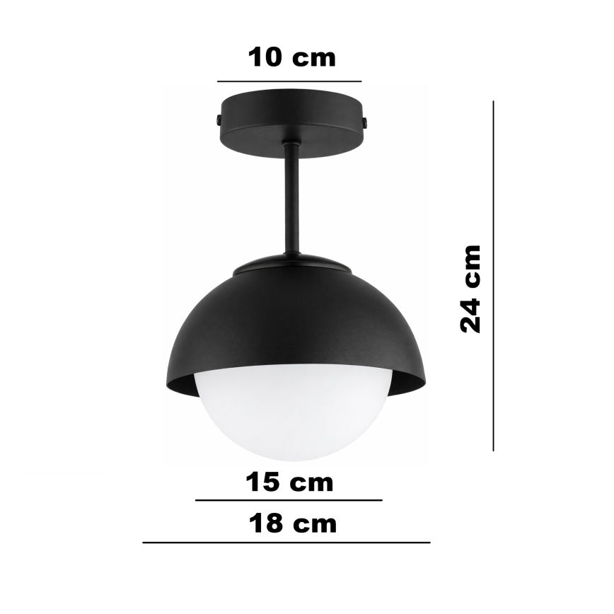 BRILAGI - Plafonski luster COSMO 1xE27/60W/230V crni