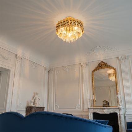 Brilagi - Plafonski luster CRISTAL 5xE14/40W/230V prečnik 38 cm