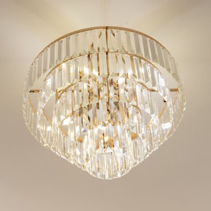 Brilagi - Plafonski luster CRYSTAL 5xE14/40W/230V zlatni