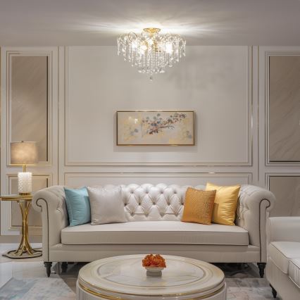 Brilagi - Plafonski luster CRYSTAL 6xE14/60W/230V zlatna