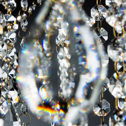 Brilagi - Plafonski luster CRYSTAL 6xE14/60W/230V zlatna