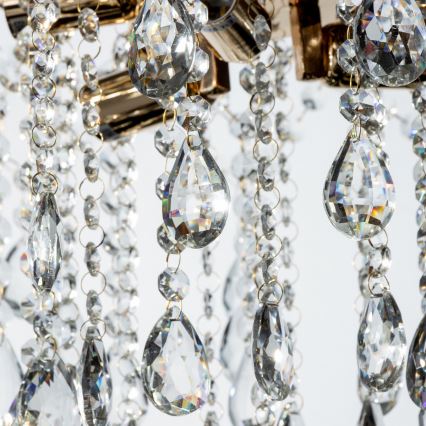 Brilagi - Plafonski luster CRYSTAL 6xE14/60W/230V zlatna