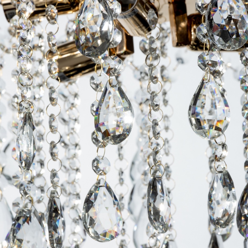 Brilagi - Plafonski luster CRYSTAL 6xE14/60W/230V zlatna